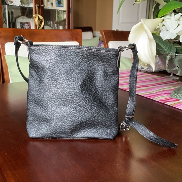 Nine West Black Leather Crossbody Bag - Picture 2 of 5